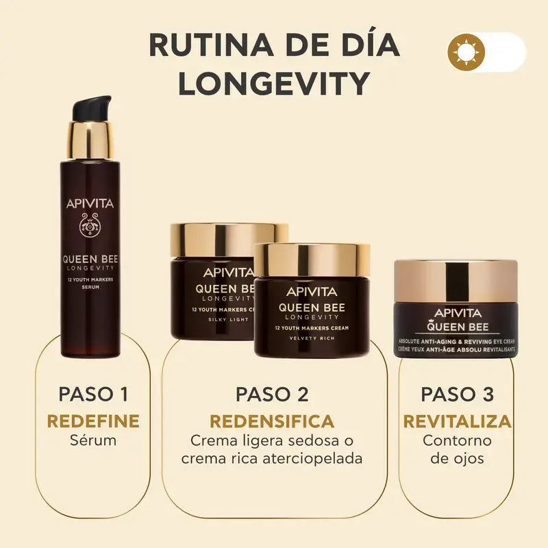Apivita Bienenkönigin Langlebigkeitsserum 12 Jugendmarker, 30 ml