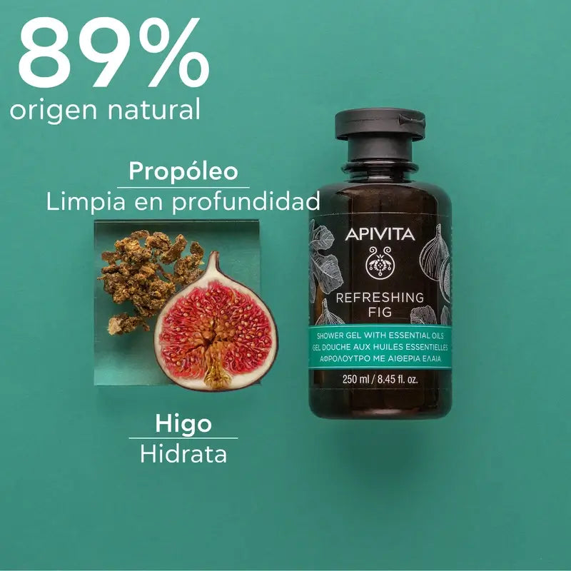 APIVITA Erfrischendes Feigenbadegel 250 ml