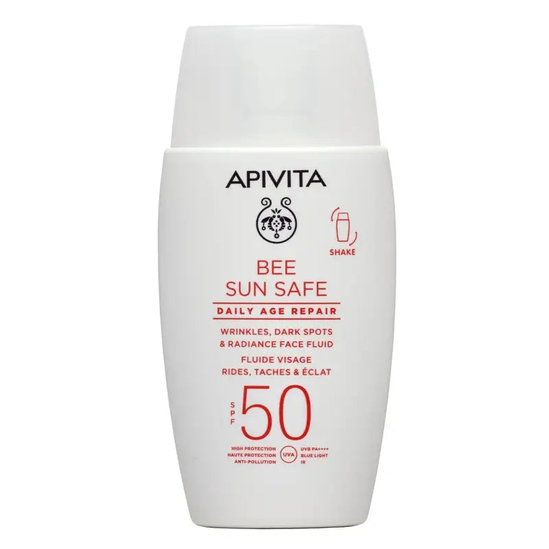 Apivita Daily Anti-Ageing Repair Tägliches Gesichtsfluid Spf50, 50 Ml