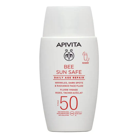 Apivita Daily Anti-Ageing Repair Tägliches Gesichtsfluid Spf50, 50 Ml