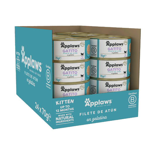 Applaws Katze Kätzchen Thunfisch Dose 24X70Gr