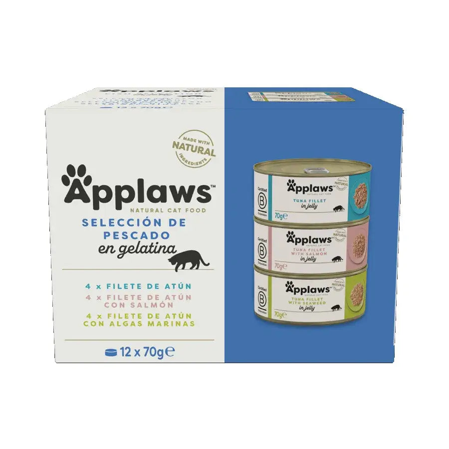 Applaws Katze Katze Selec Fisch Gelee kann Multi 12X70Gr