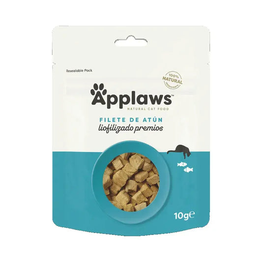 Applaws Cat Snack Gefriergetrocknetes Thunfischfilet, 12x10 Gramm