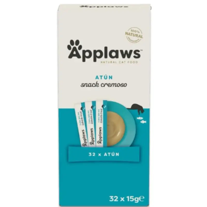 Applaws Katzen-Snack „Lickable“ Thunfisch, 4 x 8 x 15 g