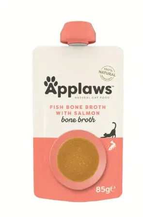 Applaws Katze auf Fischgrätenbrühe mit Lachs 12X85Gr