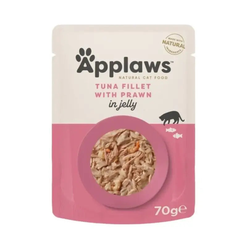 Applaws Cat Thunfisch mit Garnelen in Gelee, 16 x 70 g