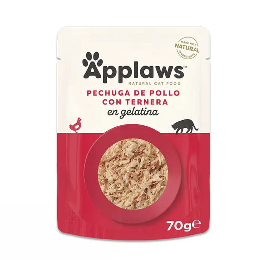 Applaws Katze Huhn & Rindfleisch in Gelee 16X70Gr