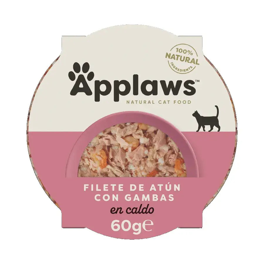 Applaws Katze Thunfisch & Garnele Filet Portion 10X60Gr