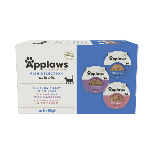 Applaws Katze Multi Choice Fischportion 8X60