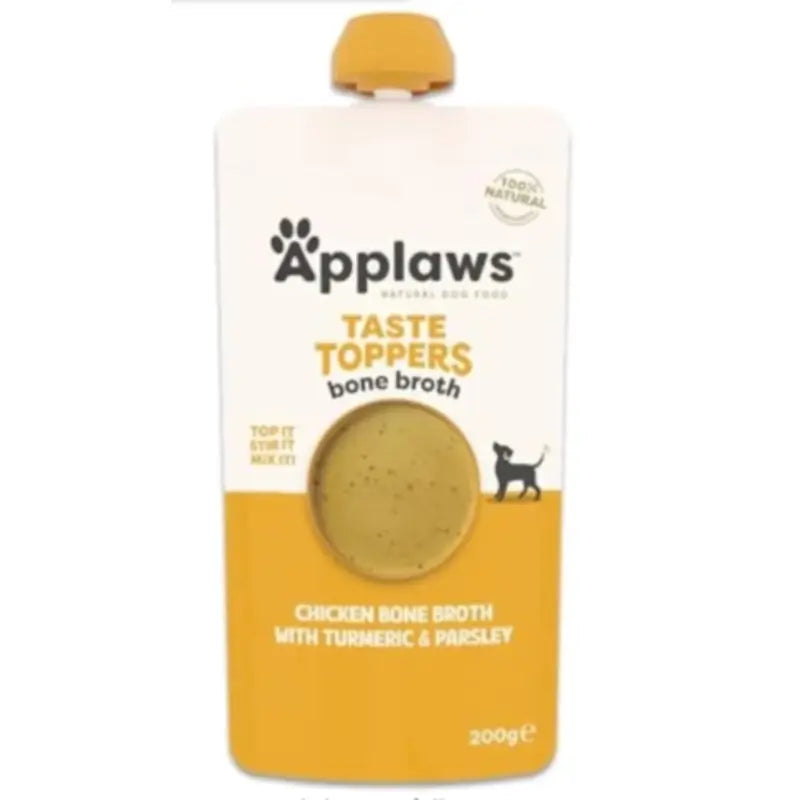 Applaws Dog Flaschenaufsatz mit Hühnerbrühe, 6 x 200 ml