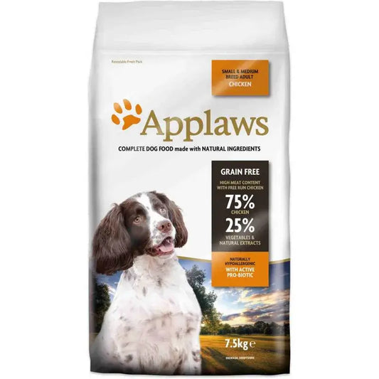 Applaws Hund Trocken Adult Kleine & Mittlere Rassen Huhn 7Kg