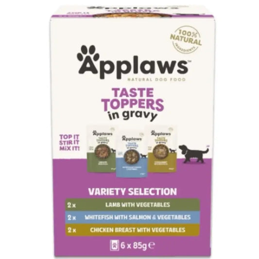 Applaws Dog Topper-Mischung „Salsa“ Multipack, 6 x 85 g