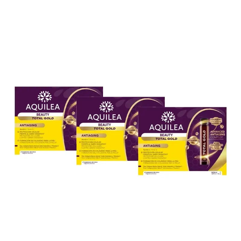 Aquilea Beauty Collagen, 14 Ampullen, 3er-Pack