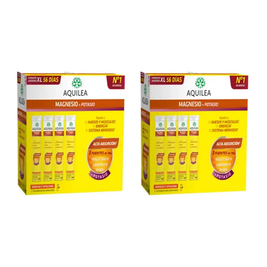 Aquilea Energie & Vitalität Magnesium+Kalium Brause, 2X56 Tabletten