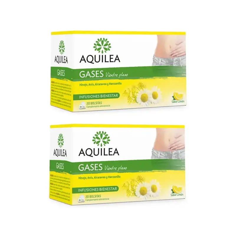Aquilea Gases Flacher Bauch Infusionen, 2X20 Sachets
