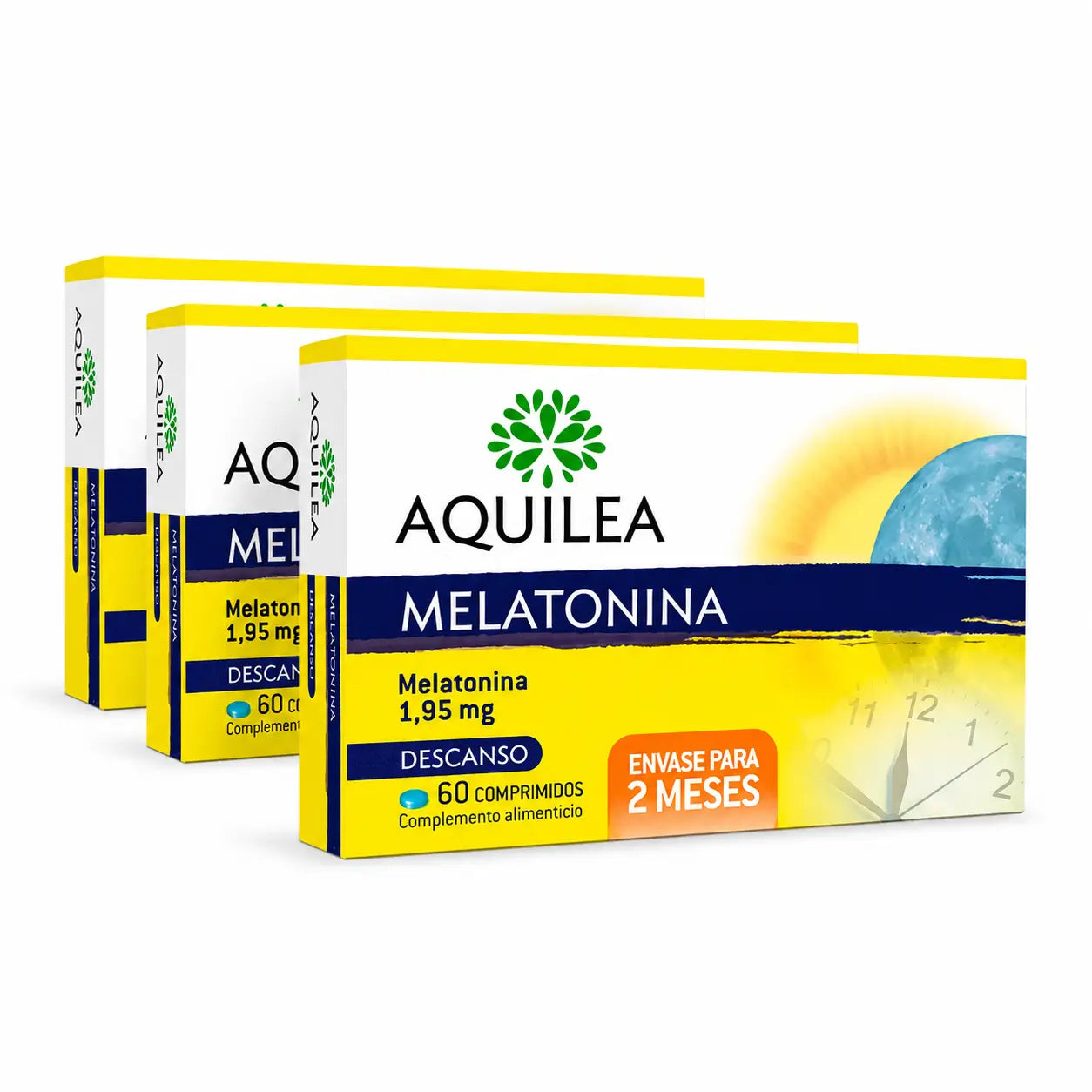 Aquilea Melatonin 1,95 mg, 60 Tabletten, 3er-Pack
