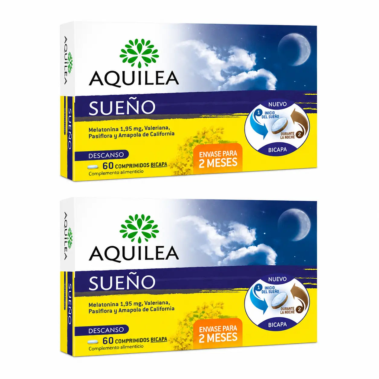 Aquilea Sueño, 60 Zweischicht-Tabletten, 2er-Pack
