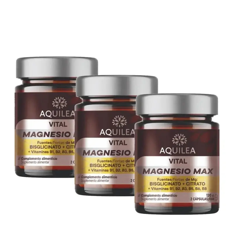 Aquilea Vitals Magnesium Plus, 120 Kapseln, 3er-Pack