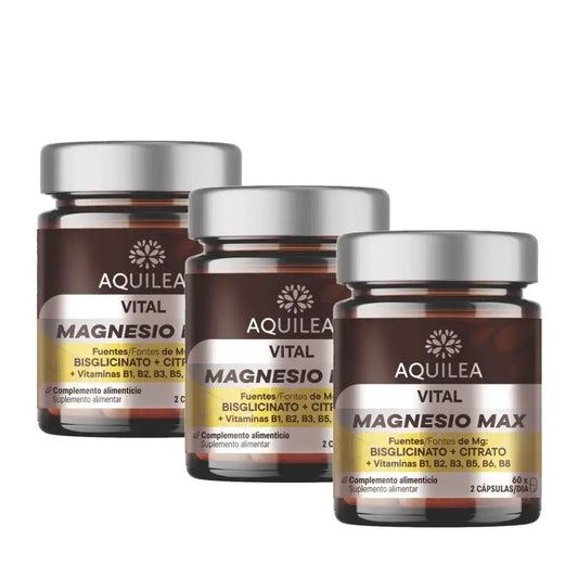 Aquilea Vitals Magnesium Plus, 60 Kapseln, 3er-Pack
