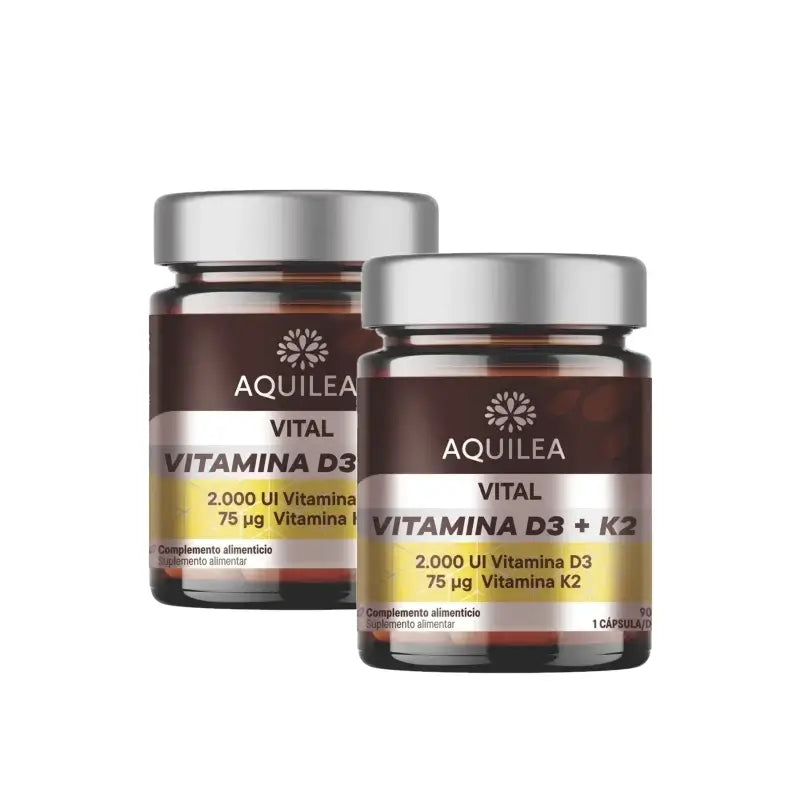 Aquilea Vitals Vit D3+K2, 90 Kapseln, 2er-Pack