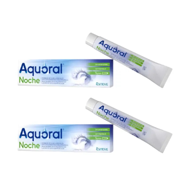 Aquoral Night Pack Augensalbe Gleitmittel, 2 x 5 Gr