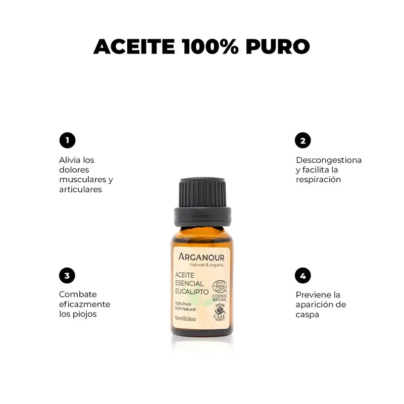 Arganour Ätherisches Öl Eukalyptus Ätherisches Öl, 15 Ml