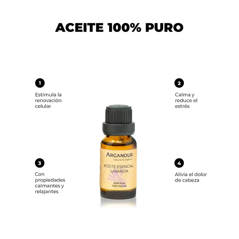Arganour Ätherisches Öl Lavendel Ätherisches Öl, 15 Ml