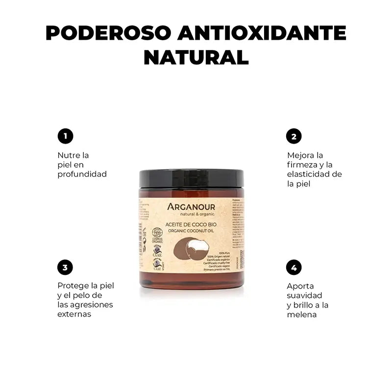 Arganour Pflanzenöl Kokosnussöl, 250 Ml