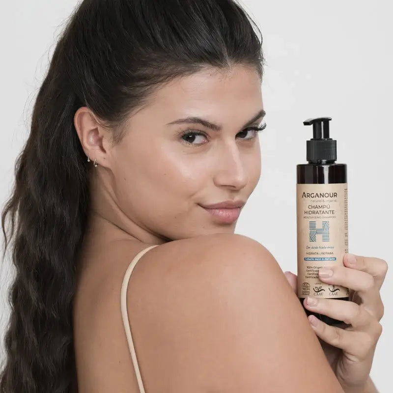 Arganour Kapillarfeuchtigkeitsspendendes sulfatfreies Shampoo, 200 ml