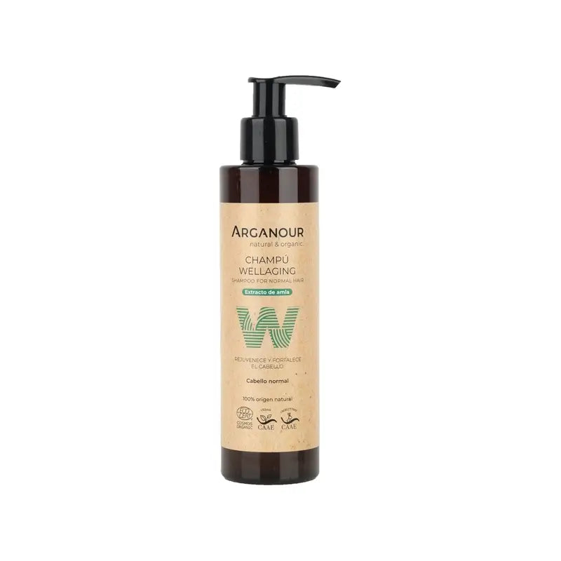 Arganour Hair Wellaging Sulfate-Free Shampoo, 200 Ml