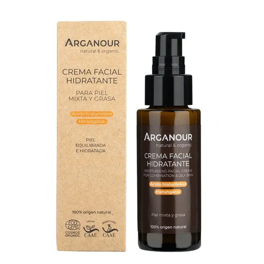Arganour Gesichtscreme für fettige/Mischhaut, 50 Ml