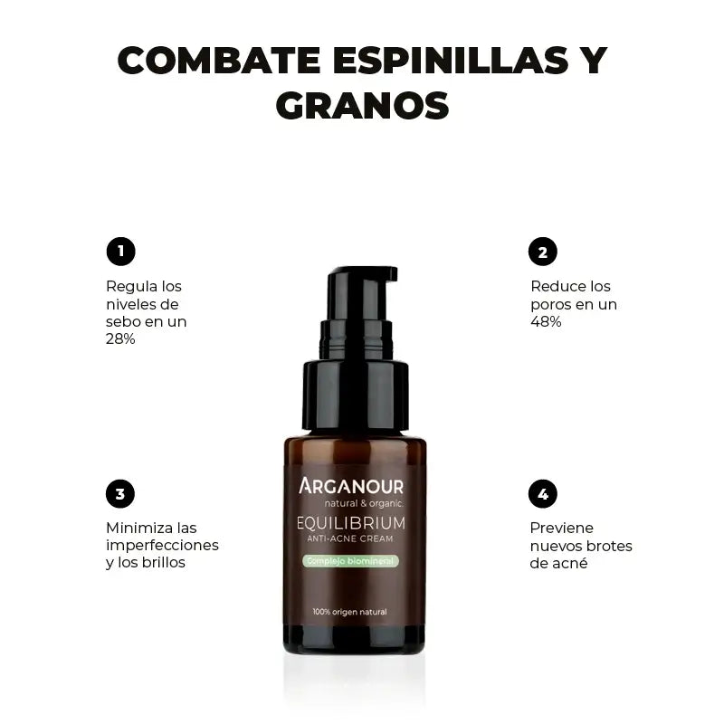 Arganour Facial Equilibrium Anti-Akne Creme, 50 Ml