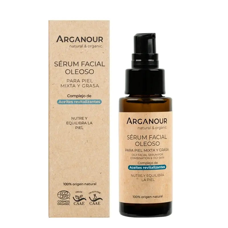 Arganour Facial Nourishing Facial Serum Fettige/Mischhaut, 50 Ml