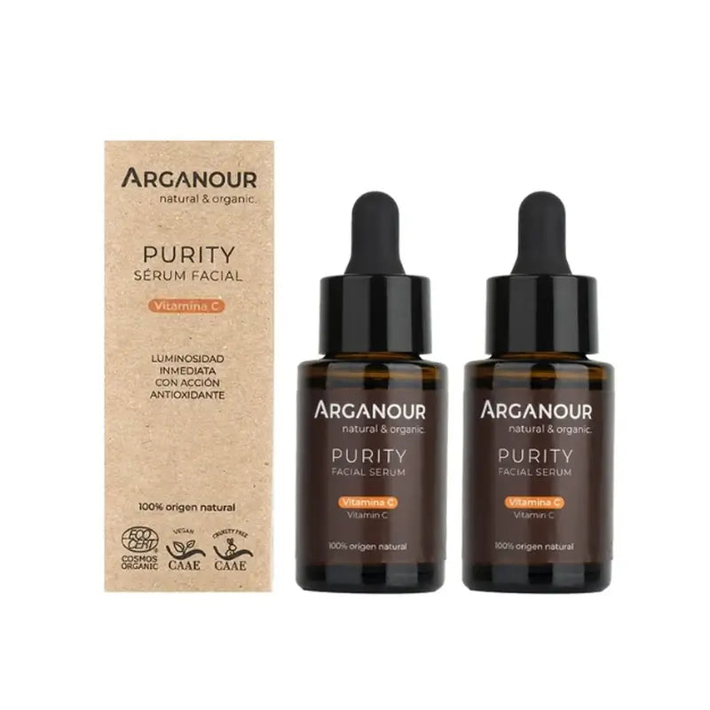 Arganour Gesichtsserum Reinheit Vitamin C, 2x30 Ml