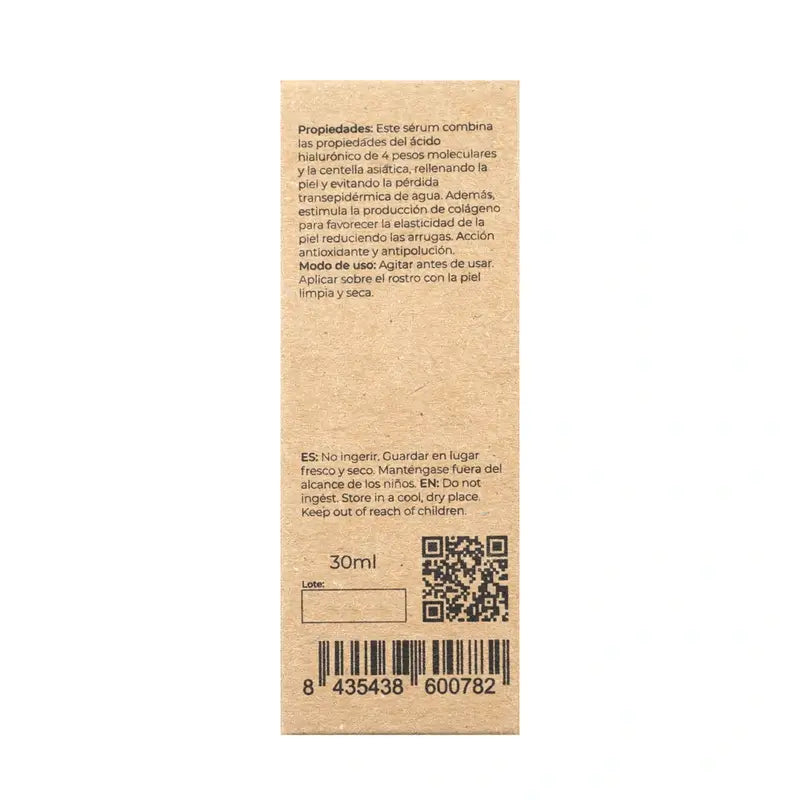 Arganour Facial Radiance Gesichtsserum Hyaluronsäure und Centella Asiatica, 30 Ml