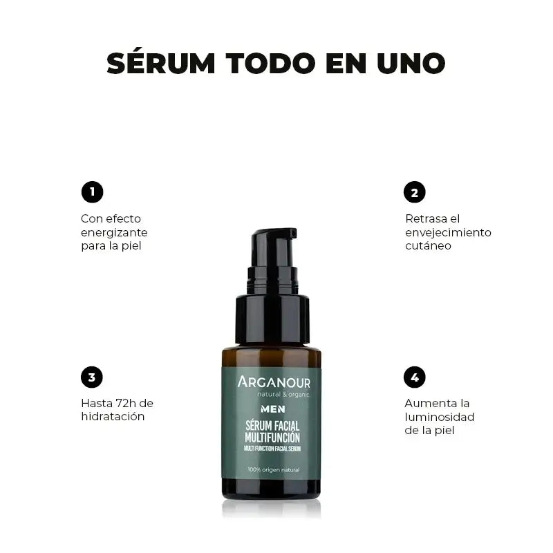 Arganour Multifunktions-Gesichtsgel für Männer, 30 ml