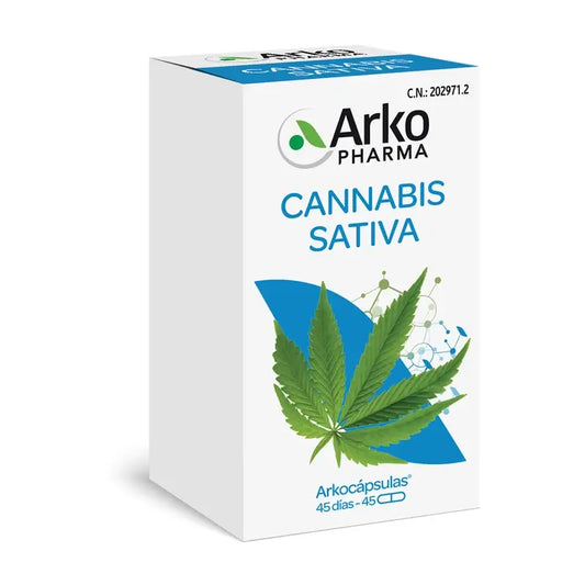 Arkopharma Arkocápsulas Cannabis Sativa Bio, 45 Kapseln