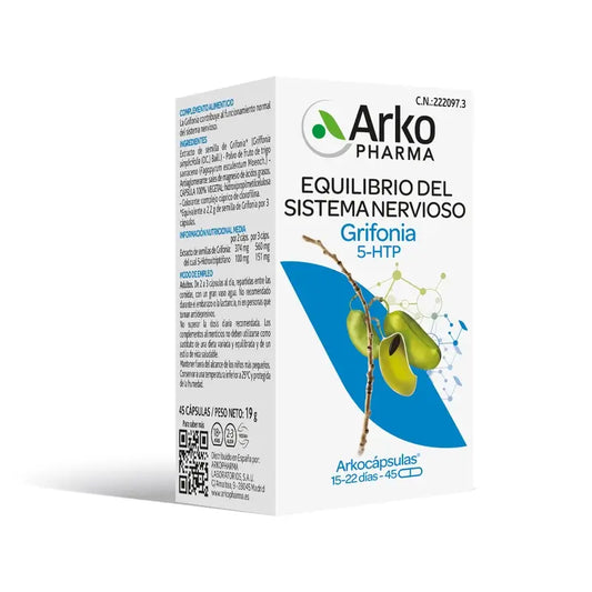Arkocaps Grifonia – 5-HTP (85-Hydroxytryptophan), 45 Stück