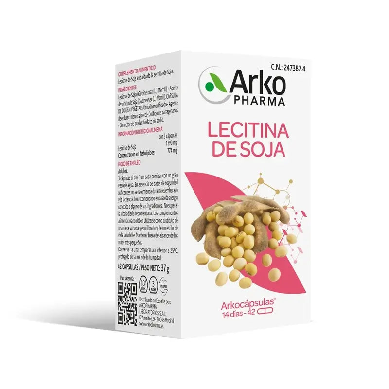Arkocapsules Soya Lecithin, 42 capsules