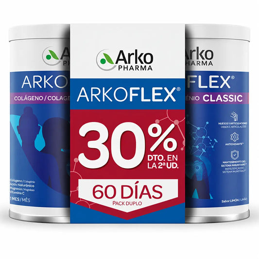 Arkoflex Kollagen Classic Pulver, 2er-Pack à 360 g (2. Packung 30 % günstiger), Zitronengeschmack, 720 g