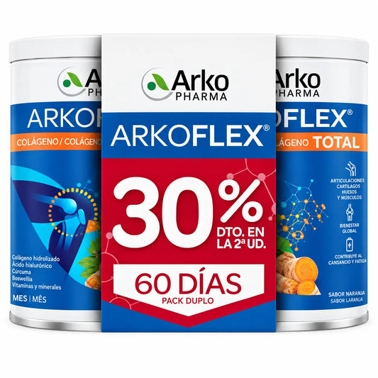 Arkoflex Collagen Total Pulver, 2er-Pack à 390 g (2. Packung 30 % Rabatt), 780 g