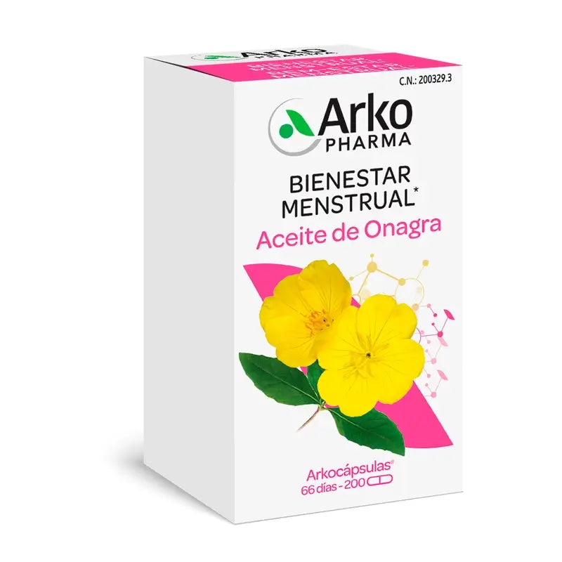 Arkopharma Arkocápsulas Nachtkerzenöl, 200 Kapseln