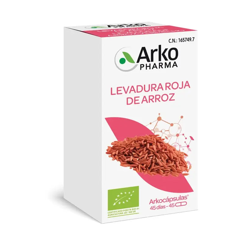 Arkopharma Arkocápsulas Roter Hefereis, 45 Bio-Kapseln