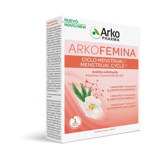 Arkopharma Arkofémina Menstruationszyklus, 30 Kapseln