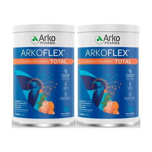 Arkopharma Arkoflex Kollagen Total Orangengeschmack, 2X390g