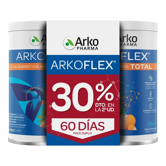 Arkoflex Dolexpert Forte 360º Kollagen Orangengeschmack 390g Arkopharma Pack