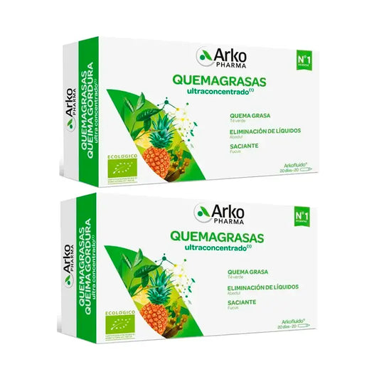 Arkopharma Arkofluido Ultrakonzentrierter Fettverbrenner, 2X20 Ampullen