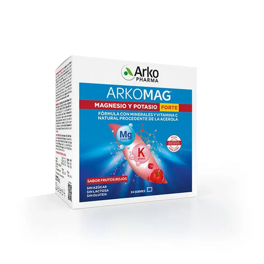 Arkopharma Arkomag Magnesium und Kalium Forte, 24 Portionsbeutel