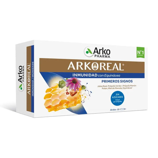 Arkopharma Arkoreal Gelee Royal Zuckerfrei Immunität, 20 Fläschchen