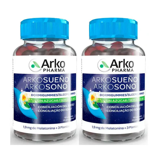 Arkopharma Arkosueño, 2X60 Dormigummies zuckerfrei